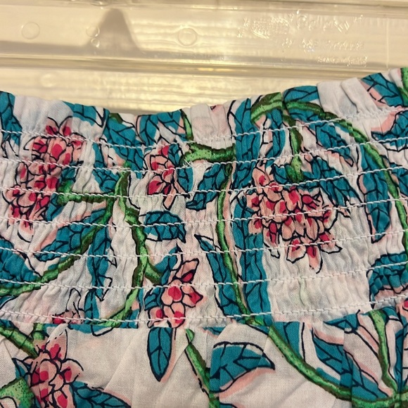 Elastic waist lined mini skirt - Picture 3 of 6